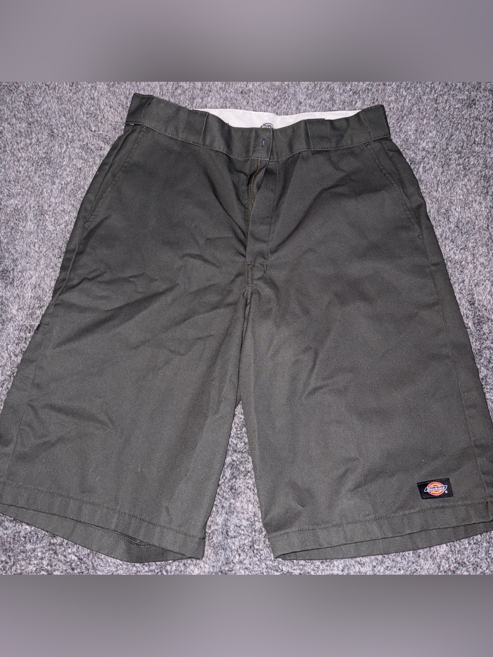 Dickies Dark Green Men's Flat Front skater Shorts